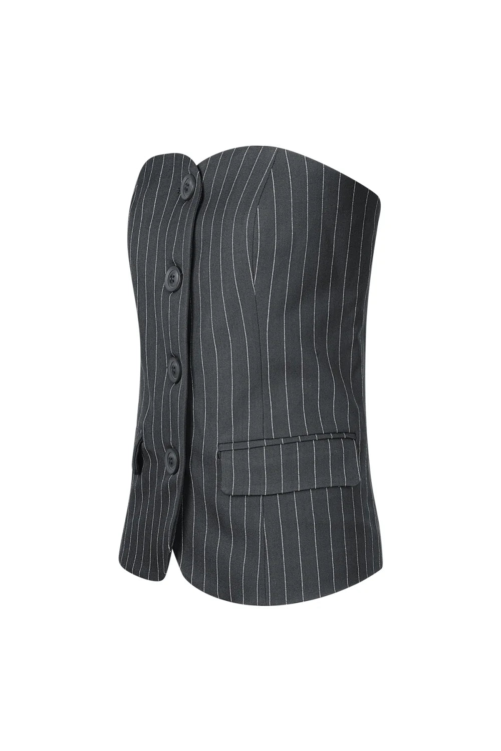 Pinstripe Corset Top