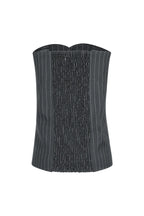 Pinstripe Corset Top