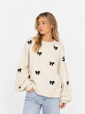 LOU Bow Knit Sweater