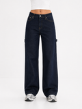 Dark Denim Balloon Fit Jeans