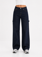 Dark Denim Balloon Fit Jeans
