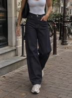 Dark Denim Balloon Fit Jeans