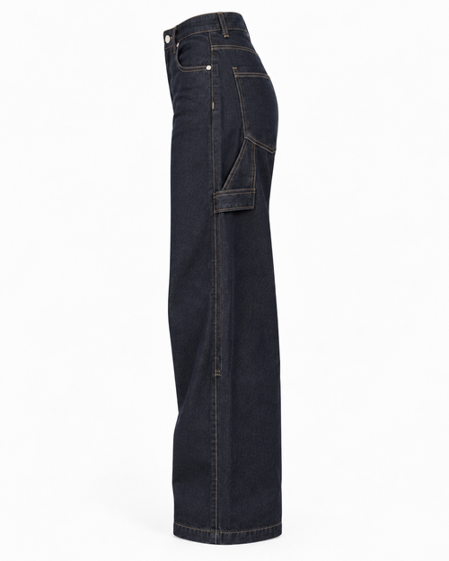 Dark Denim Balloon Fit Jeans
