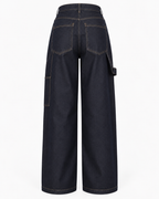 Dark Denim Balloon Fit Jeans