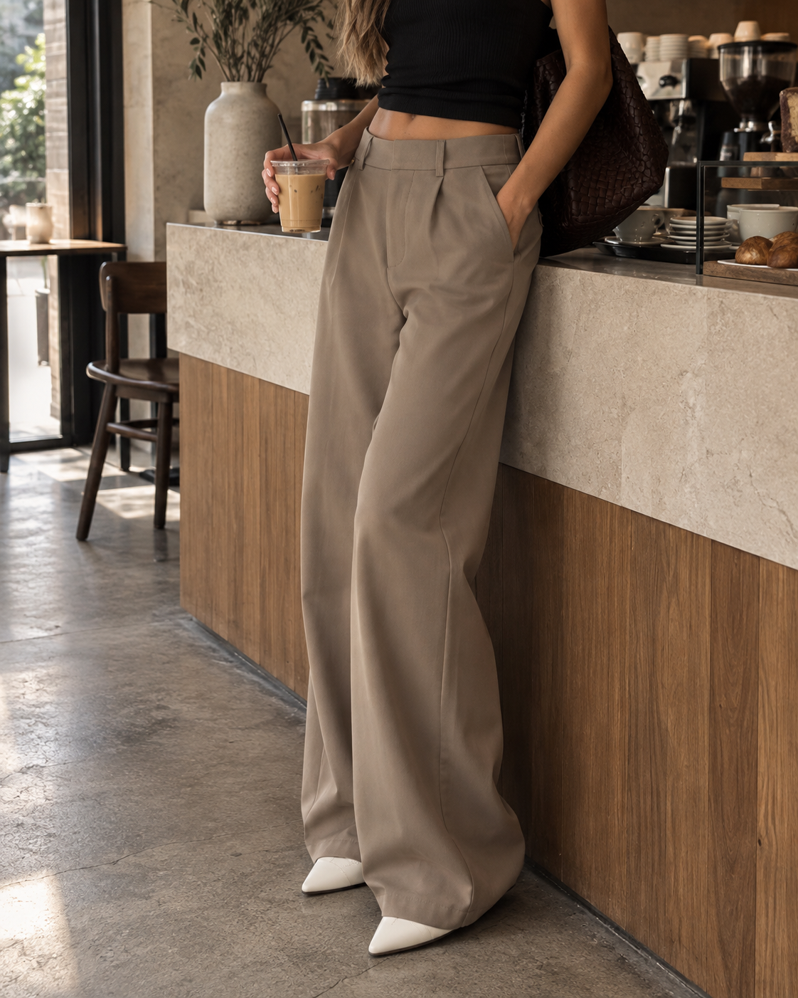 Pantalon Taupe Ambika