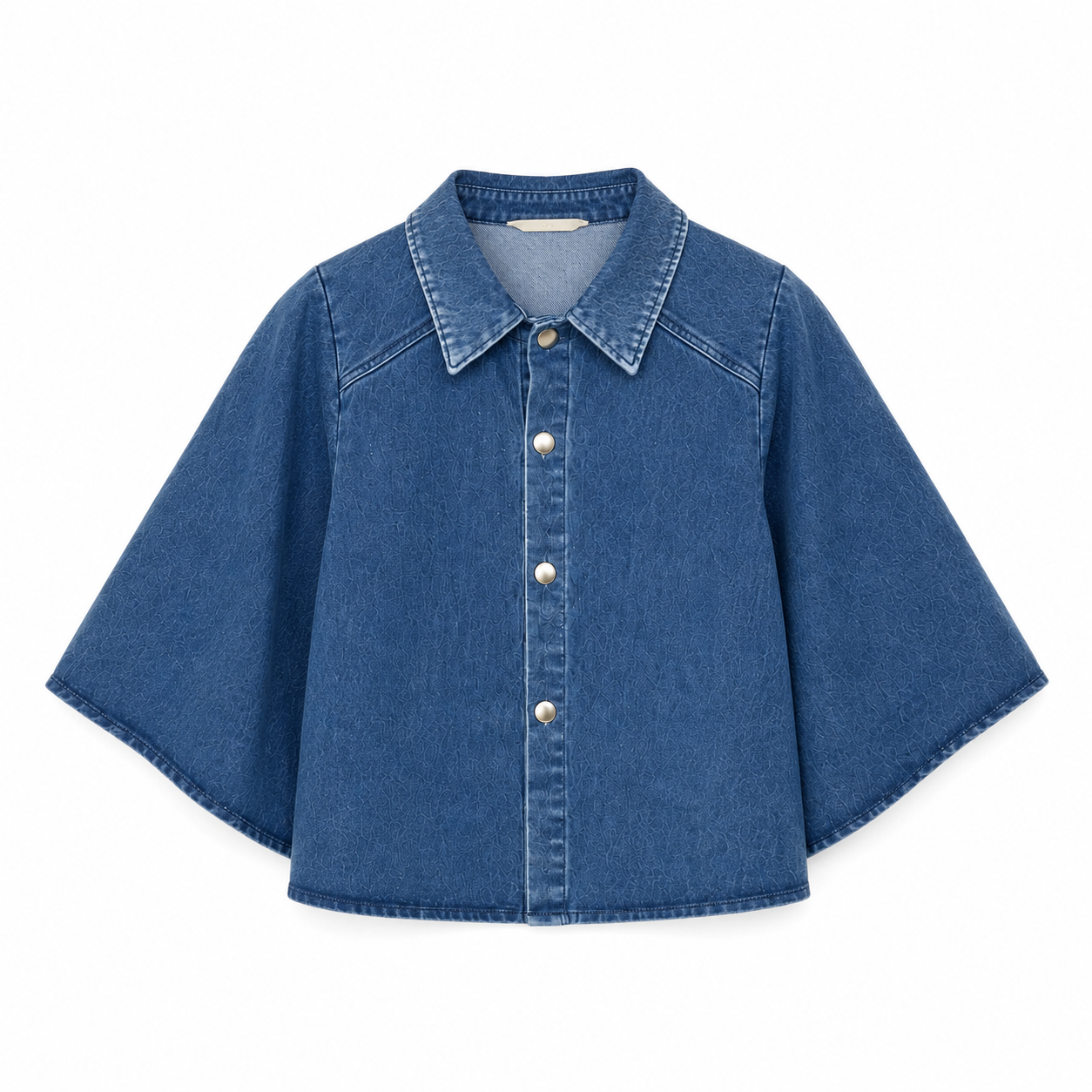 Denim Top Olivia Blauw