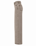 Taupe Washed Barrel Jeans