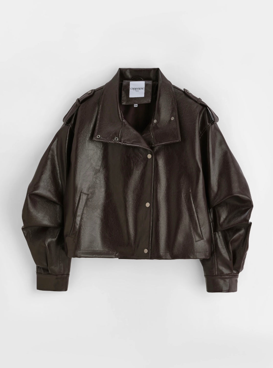 LIV Chocolate Brown Leren Jas